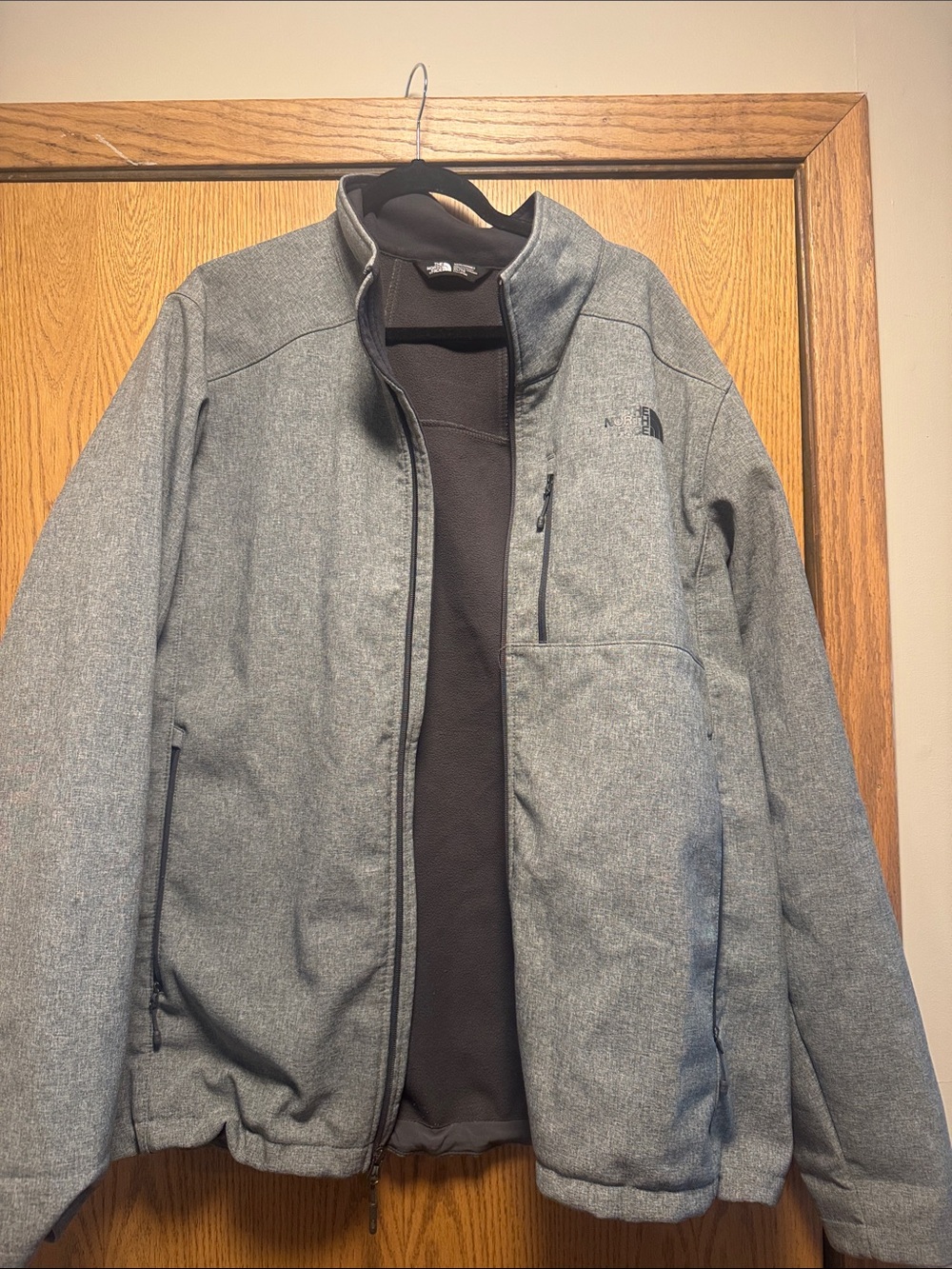 The North Face Men's Heather Grey Performance Softshell Jacket